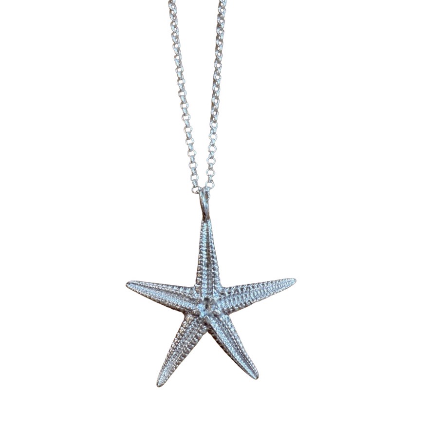 Sea Petal Silver Starfish