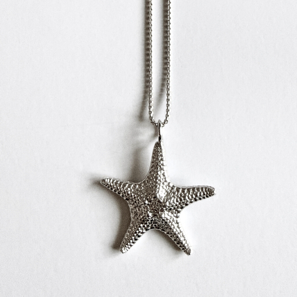 Coastal Bold Silver Starfish
